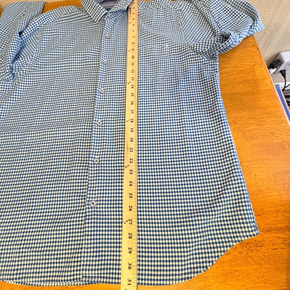 Tommy Bahama Mens XL Shirt Button Front Green Purple White Diamond Long Sleeve - Picture 12 of 12
